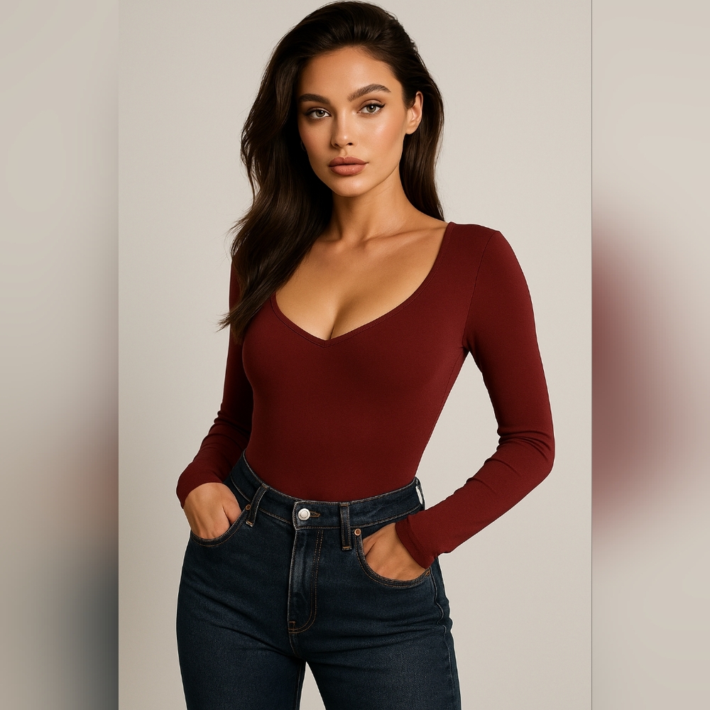 Bordeaux Bodysuit